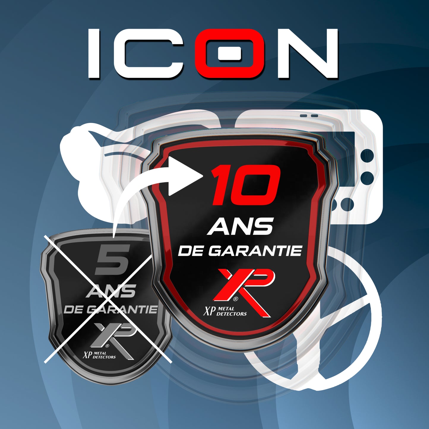 Extension de Garantie - 5 années supplémentaires pour Détecteur XP ICON X et ICON