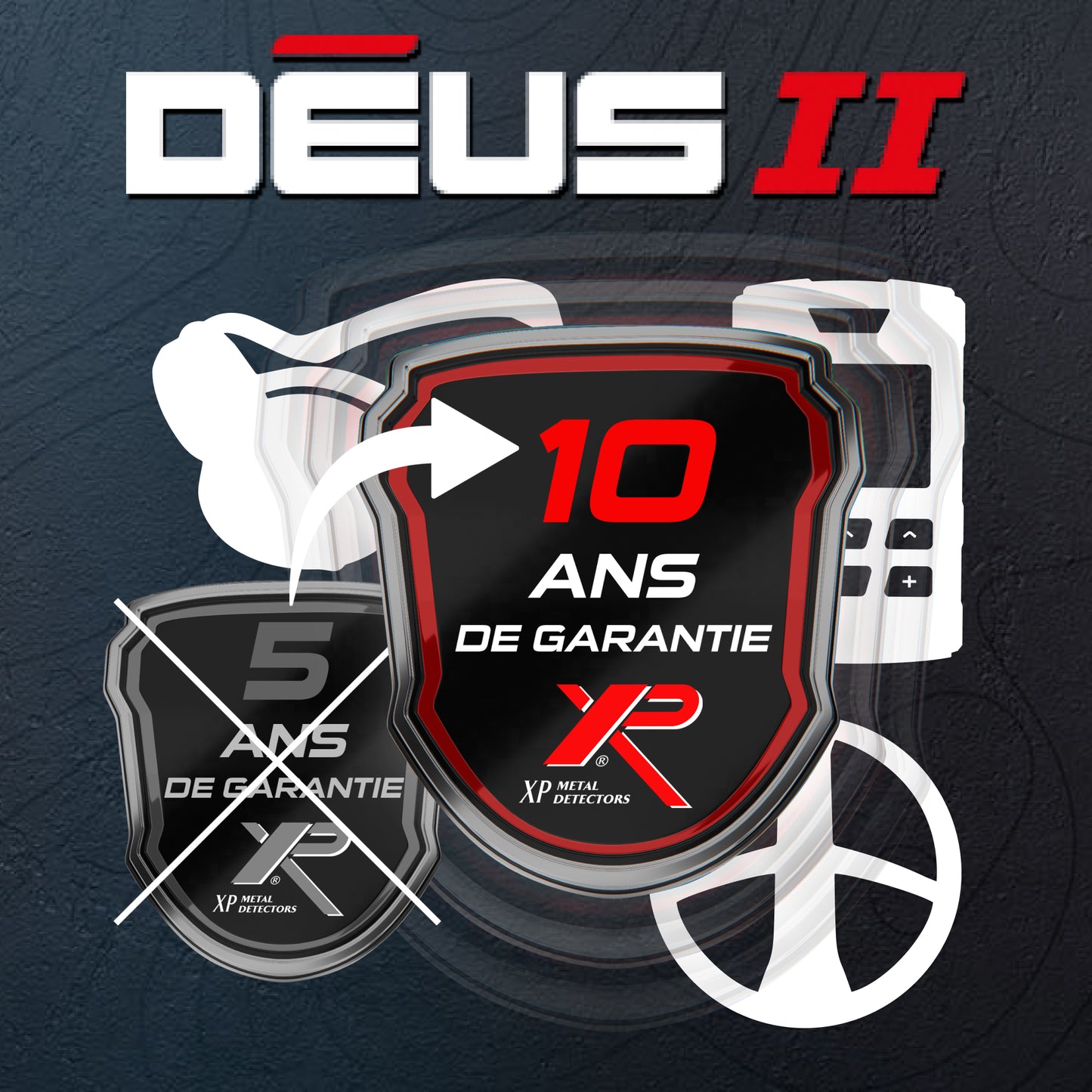 Warranty Extension - 5 extra years for XP DEUS II Detector